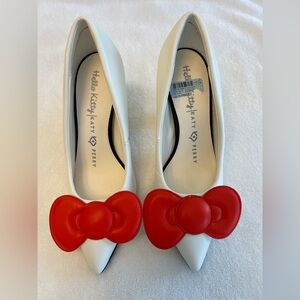 Katy Perry Collections Yellow Heels with Red Bow